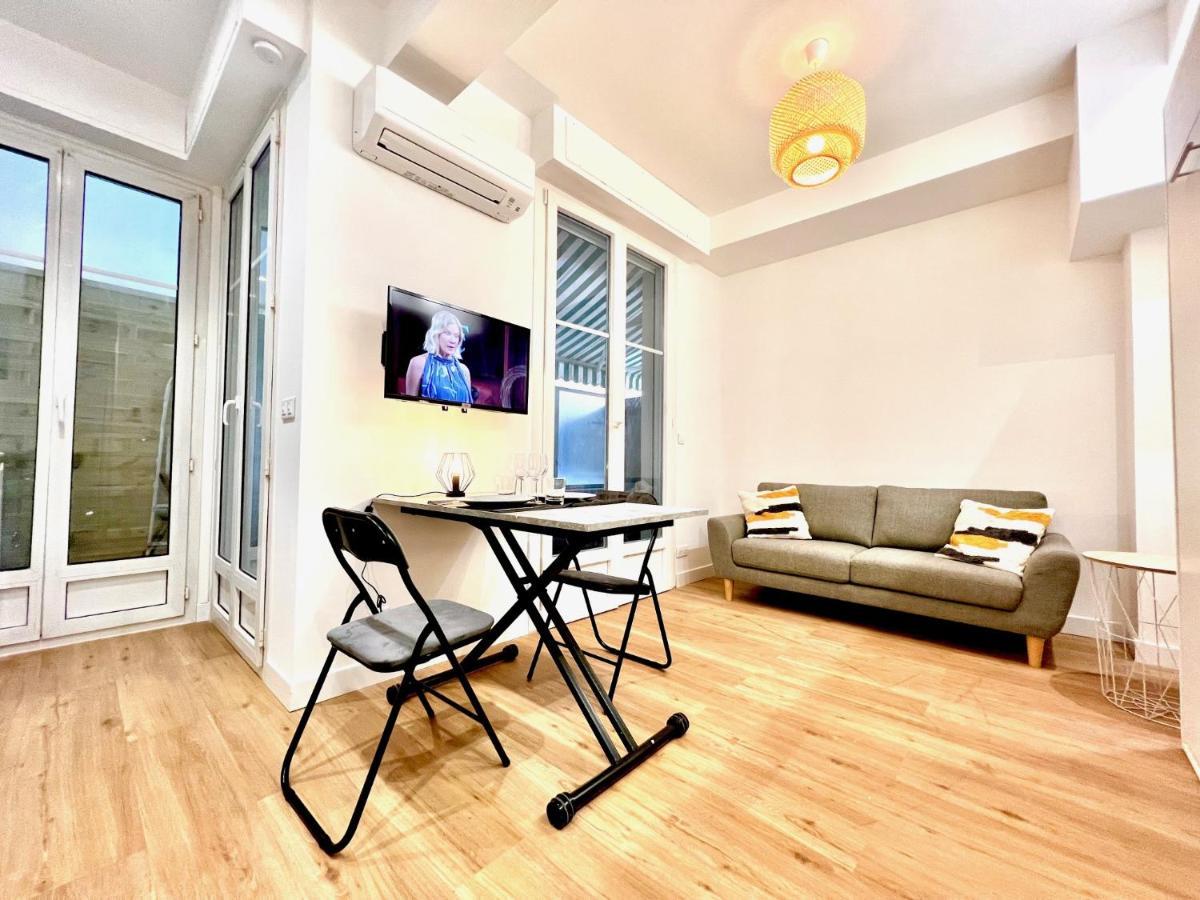 Apartment Riviera Superbe Studio Terrasse 100m Promenade Des Anglais Carre D'or Terrasse Meyerbeer